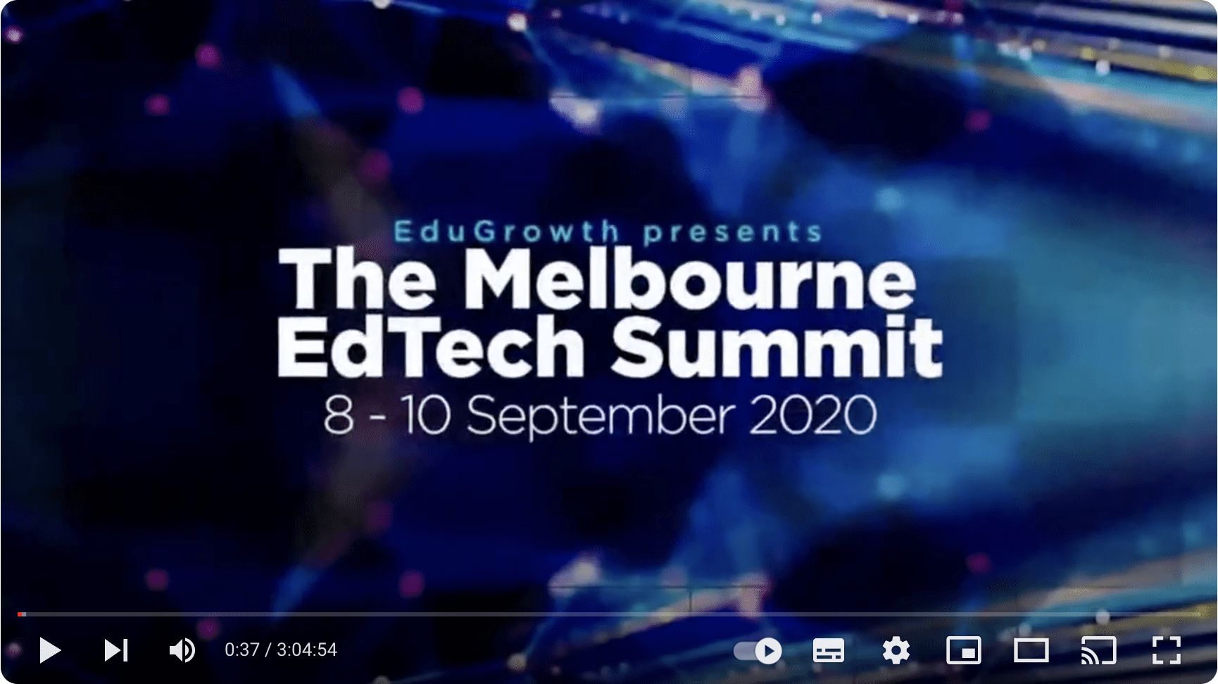Melbourne EdTech Summit 2020